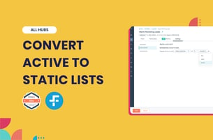 Convert Active to static lists