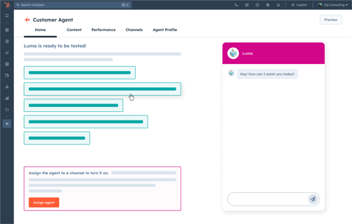 Manage customer queries with Customer Agent