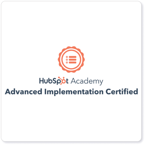 Advanced HubSpot implementation certified